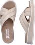 Rieker Comfortabele Leren Sliders voor Vrouwen Beige Dames - Thumbnail 17