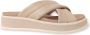 Rieker Comfortabele Leren Sliders voor Vrouwen Beige Dames - Thumbnail 24