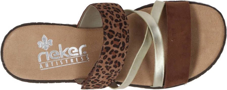 Rieker dames slipper Cognac - Foto 6