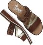 Rieker dames slipper Cognac - Thumbnail 8