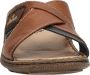 Rieker Bruine Leren Heren Slipper met Zacht Voetbed en Stoere Zool Bruin Heren - Thumbnail 9