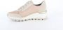 Rieker Witte Leren Sneaker met Dierenprint Accenten en Rits Beige Dames - Thumbnail 10