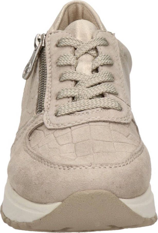 Rieker Sneakers Beige Suede 101202 Dames Suède - Foto 13