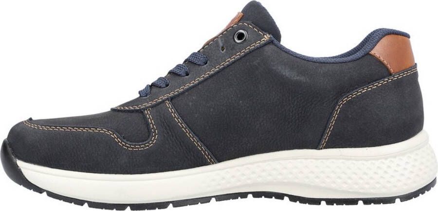 Rieker sneakers blauw Nubuck