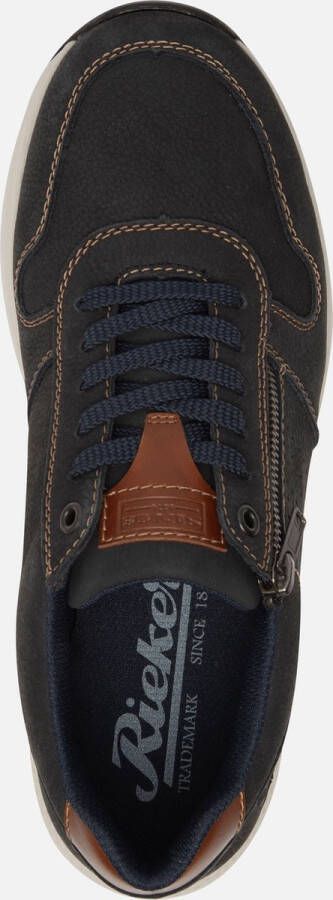 Rieker sneakers blauw Nubuck