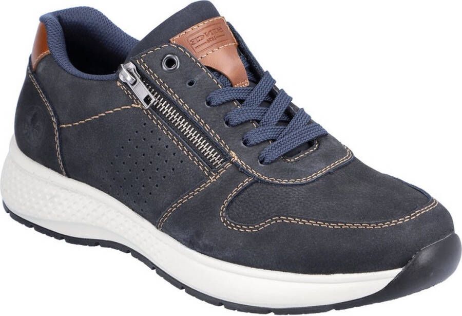 Rieker sneakers blauw Nubuck