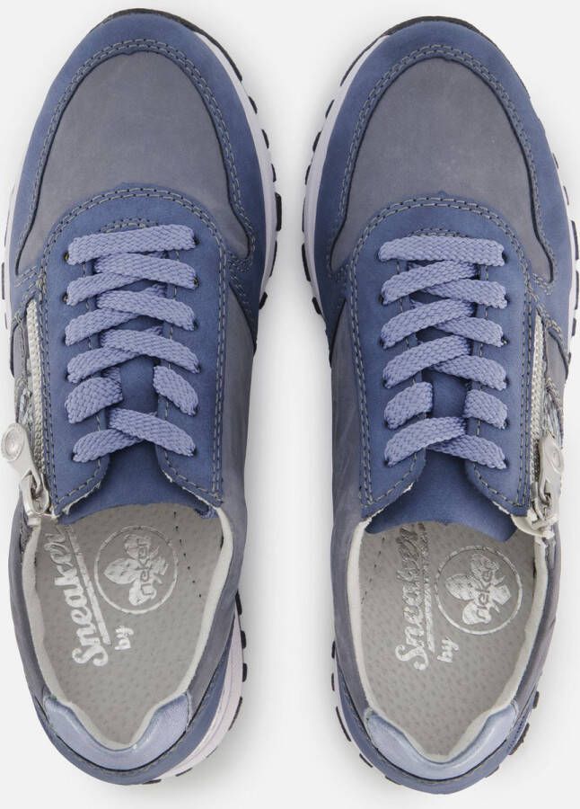 Rieker Sneakers blauw Synthetisch Dames