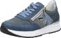 Rieker Comfortabele leren sneaker met blauwe accenten Blue Dames - Thumbnail 15