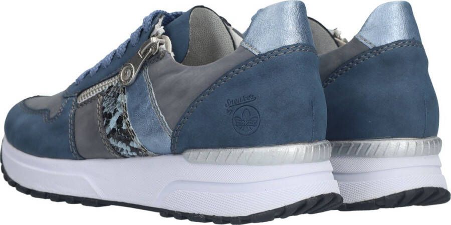 Rieker Sneakers blauw Synthetisch Dames