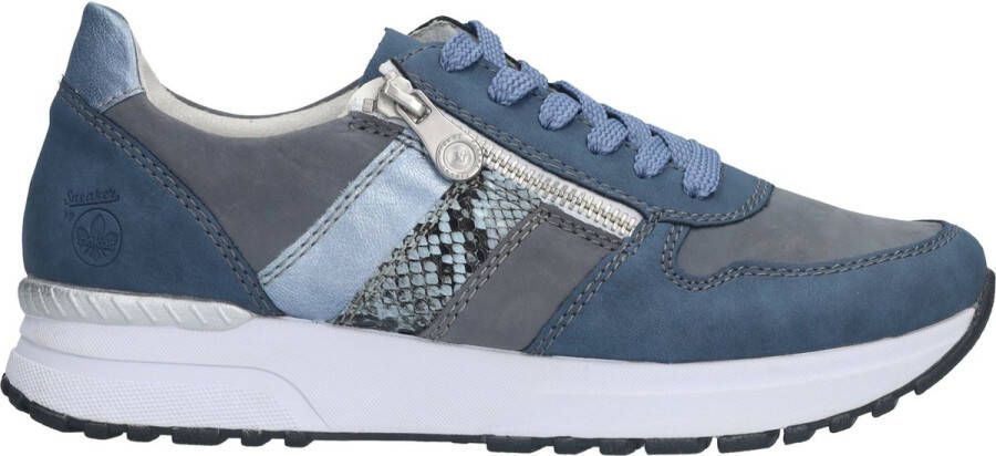 Rieker Sneakers blauw Synthetisch Dames