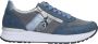 Rieker Comfortabele leren sneaker met blauwe accenten Blue Dames - Thumbnail 8