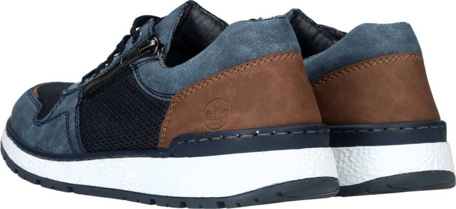 Rieker Sneakers blauw Textiel