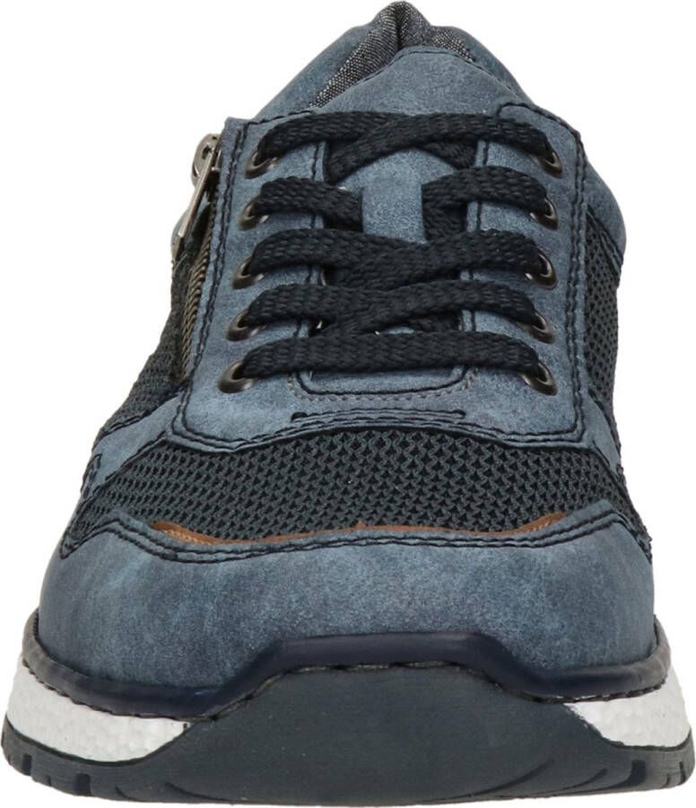 Rieker Sneakers blauw Textiel