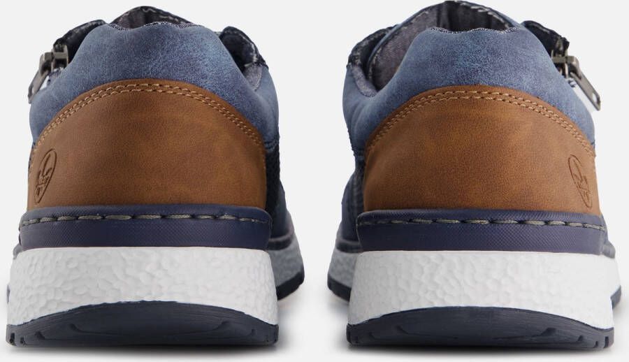 Rieker Sneakers blauw Textiel