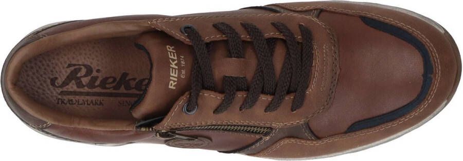 Rieker Sneakers bruin Leer Heren