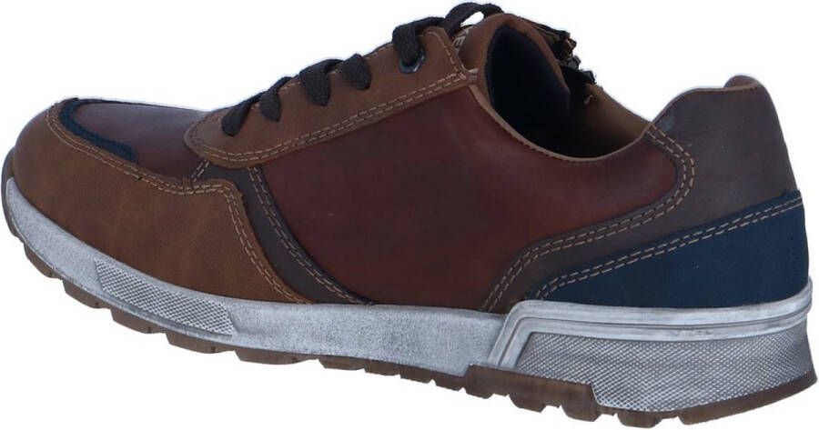 Rieker Sneakers bruin Leer Heren