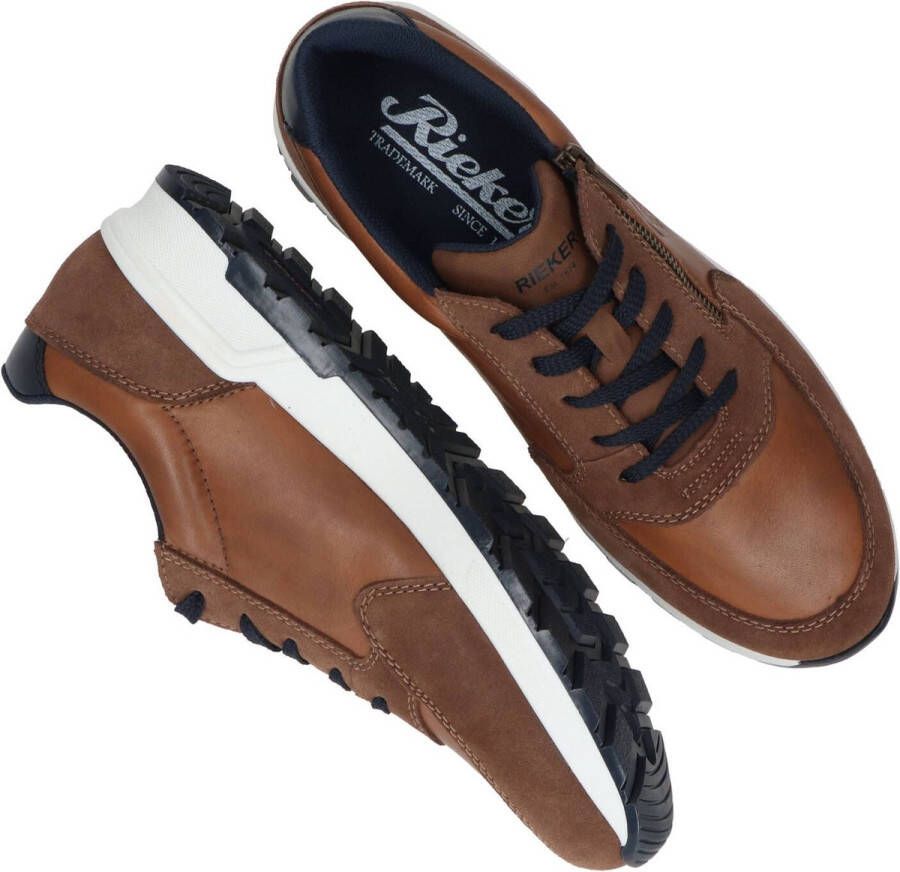 Rieker Sneakers cognac Leer 301411 Heren