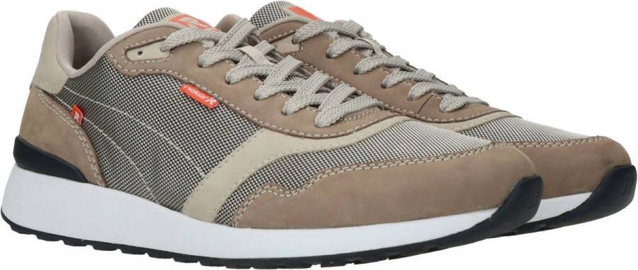 Rieker Sneakers Grijs Textiel 301205 Heren Textiel - Foto 4