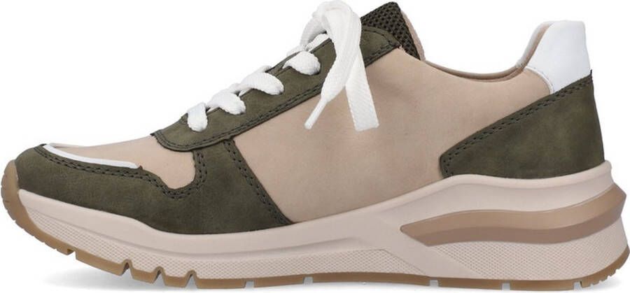 Rieker Sneakers groen Synthetisch Dames