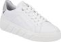 Rieker Witte Stoffen Sneakers Modieuze Schoenen voor Vrouwen White Dames - Thumbnail 16