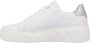 Rieker Witte Stoffen Sneakers Modieuze Schoenen voor Vrouwen White Dames - Thumbnail 8