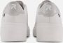 Rieker Witte Stoffen Sneakers Modieuze Schoenen voor Vrouwen White Dames - Thumbnail 9