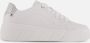 Rieker Witte Stoffen Sneakers Modieuze Schoenen voor Vrouwen White Dames - Thumbnail 11