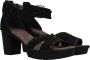 Rieker Zwarte Synthetische Hoge Hak Sandalen Black Dames - Thumbnail 10