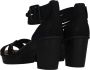 Rieker Zwarte Synthetische Hoge Hak Sandalen Black Dames - Thumbnail 13