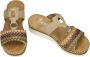 Rieker Kleurrijke Gevlochten Comfort Slipper Multicolor Dames - Thumbnail 9