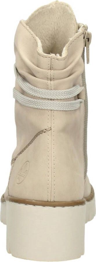 Rieker Veterboots Beige Nubuck 172207 Dames