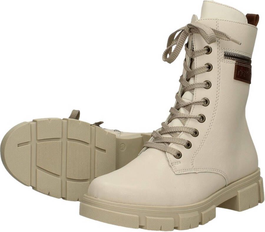 Rieker Veterboots Beige Synthetisch 172208 Dames