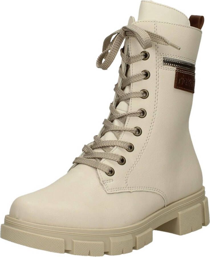 Rieker Veterboots Beige Synthetisch 172208 Dames