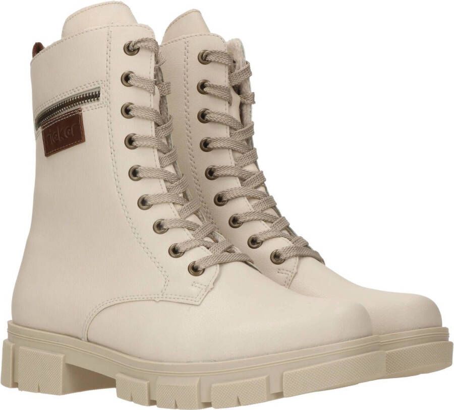 Rieker Veterboots Beige Synthetisch 172208 Dames