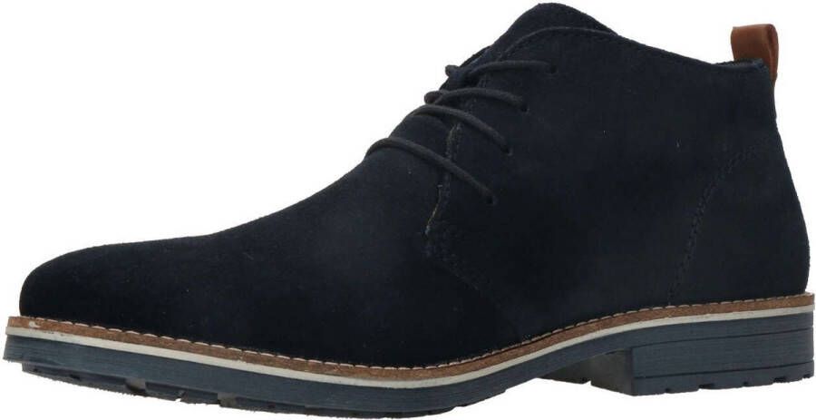 Rieker Veterboots blauw Synthetisch