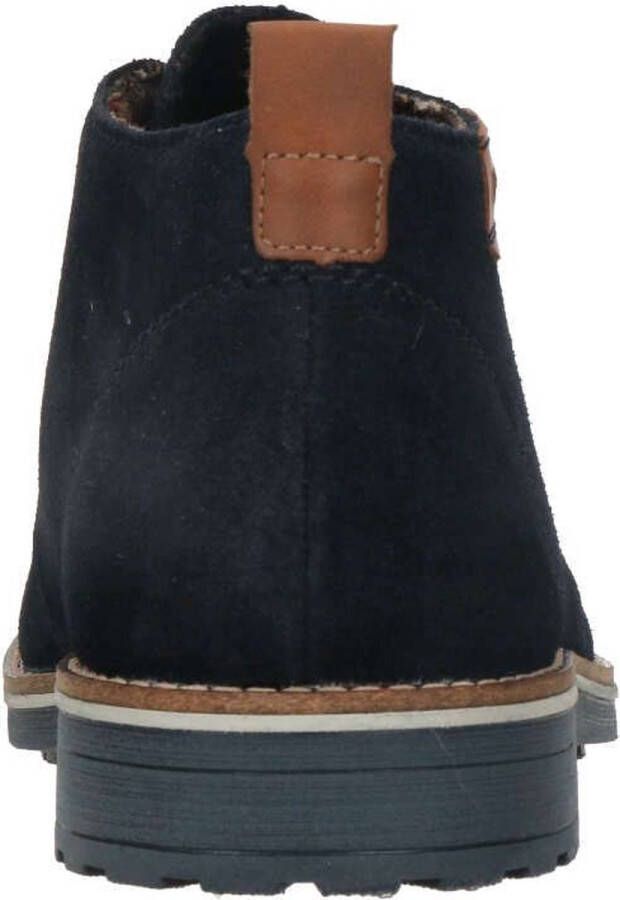 Rieker Veterboots blauw Synthetisch