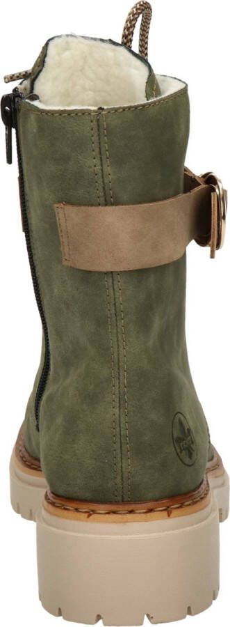 Rieker Veterboots Groen Synthetisch 172246 Dames