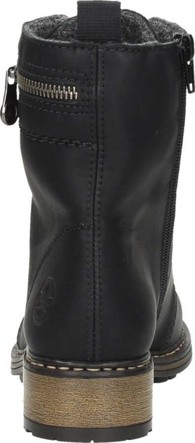 Rieker Veterboots zwart Synthetisch 172209 Dames