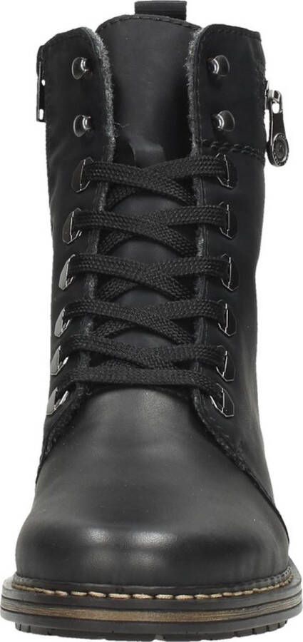 Rieker Veterboots zwart Synthetisch 172209 Dames