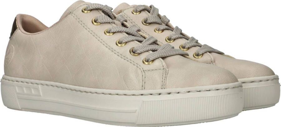 Rieker Veterschoen Vrouwen Beige goud