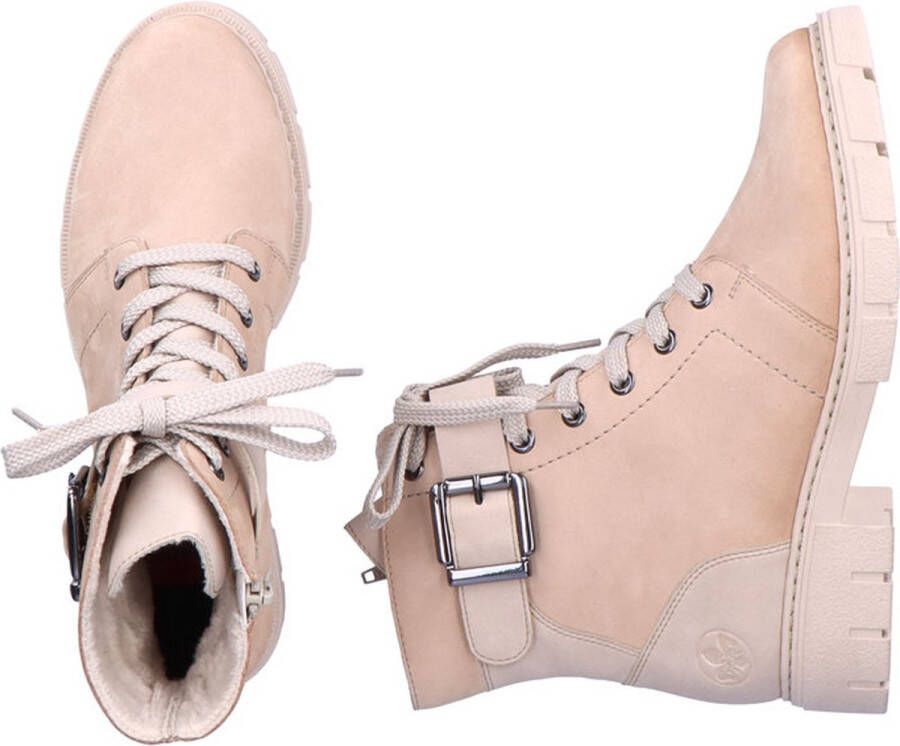 Rieker Veterschoenen Hoog Veterschoenen Hoog beige