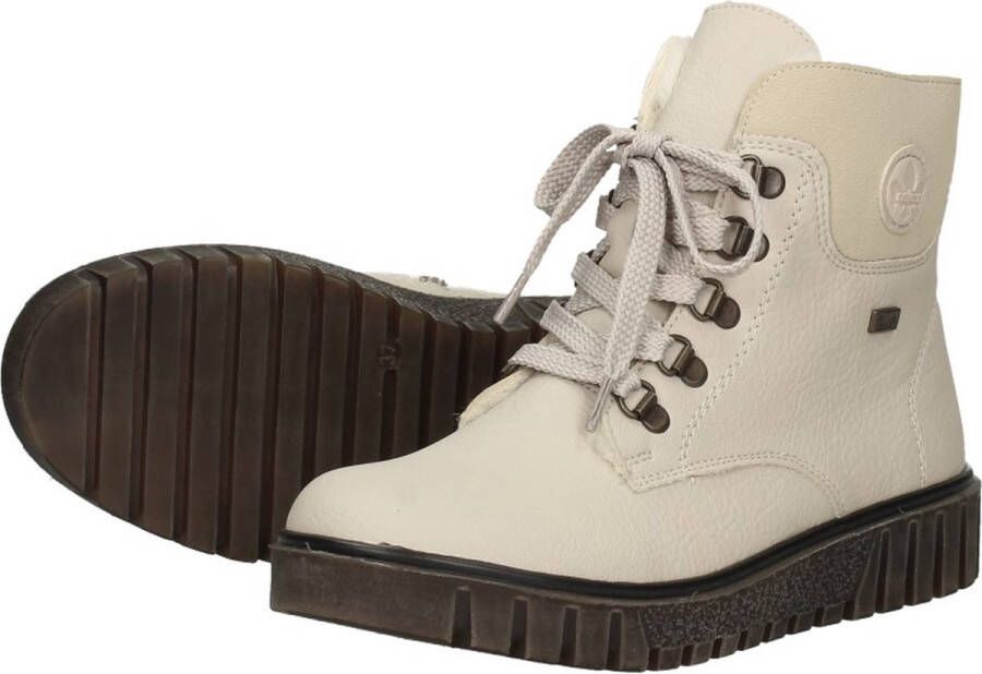 Rieker Veterschoenen Hoog Veterschoenen Hoog gebroken wit