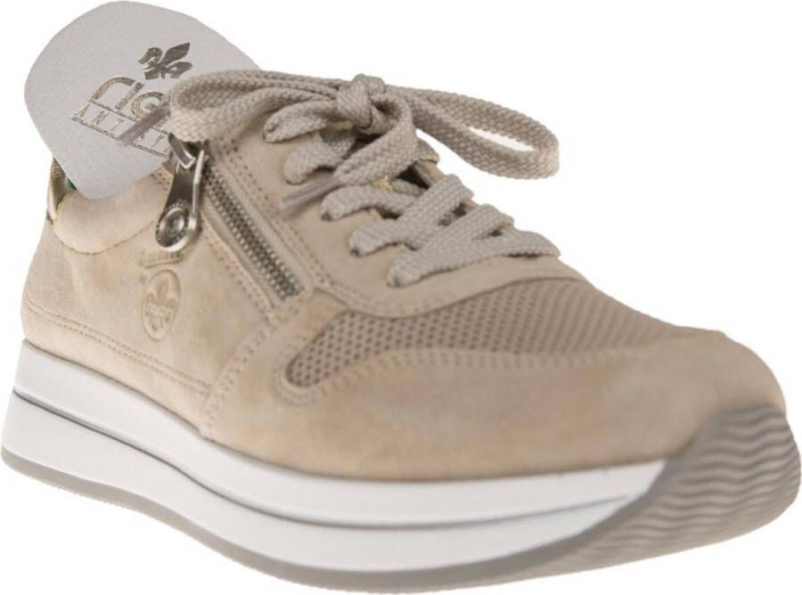 Rieker Veterschoenen Laag Veterschoenen Laag beige