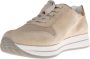 Rieker Beige en parelgrijze sneaker met stippenpatroon Multicolor Dames - Thumbnail 6