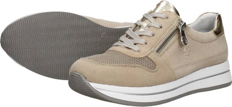 Rieker Veterschoenen Laag Veterschoenen Laag beige