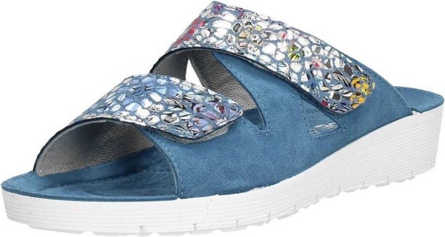 Rohde 1403 Volwassenen Dames slippers Blauw