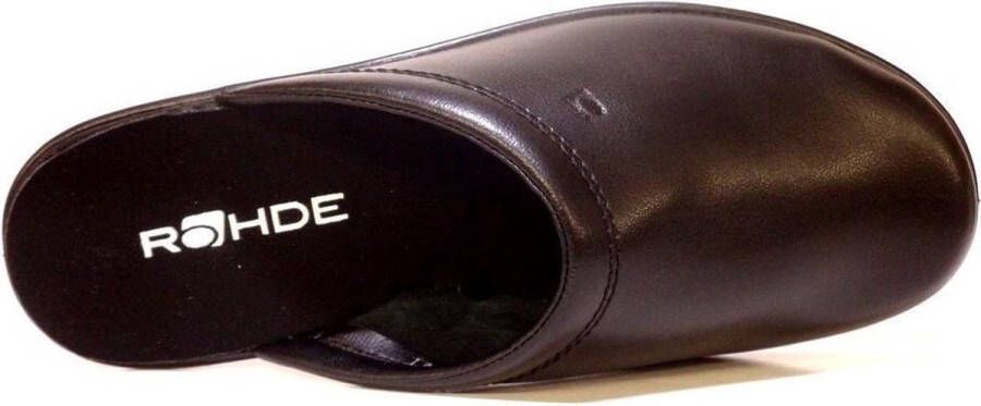 Rohde 1550 Slippers Muil Zwart