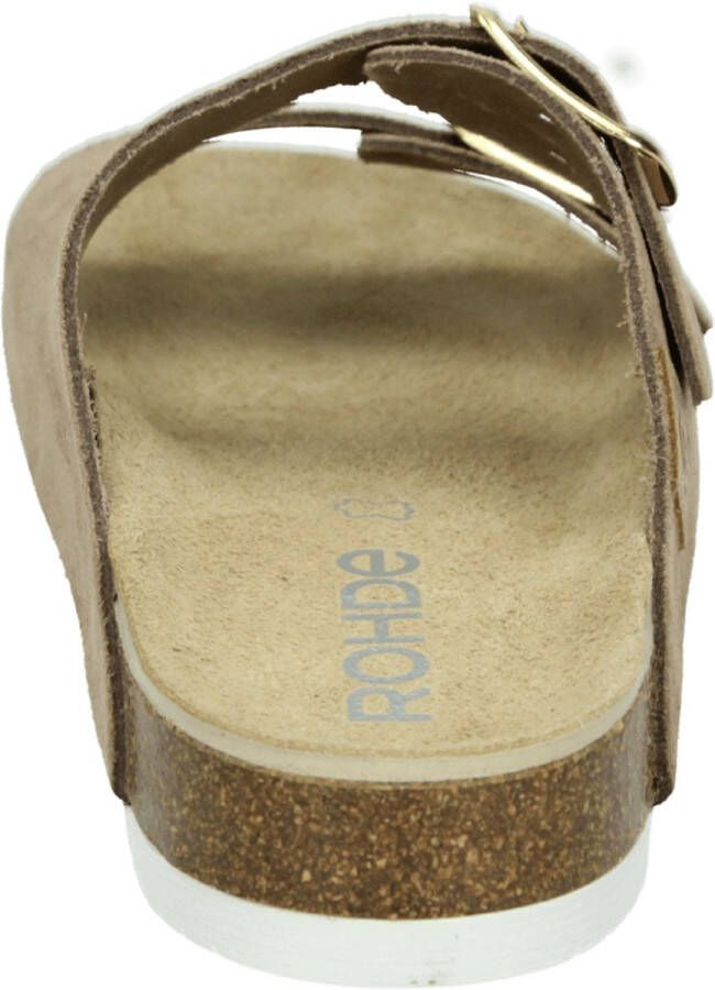 Rohde 1710 Volwassenen Dames slippers Wit beige