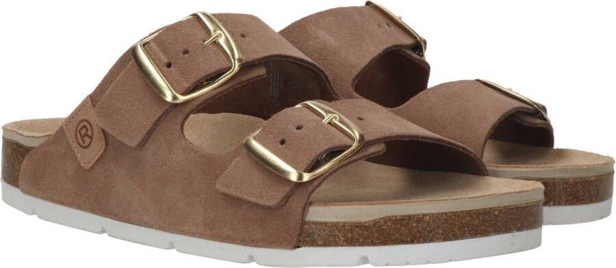 Rohde 1710 Volwassenen Dames slippers Wit beige