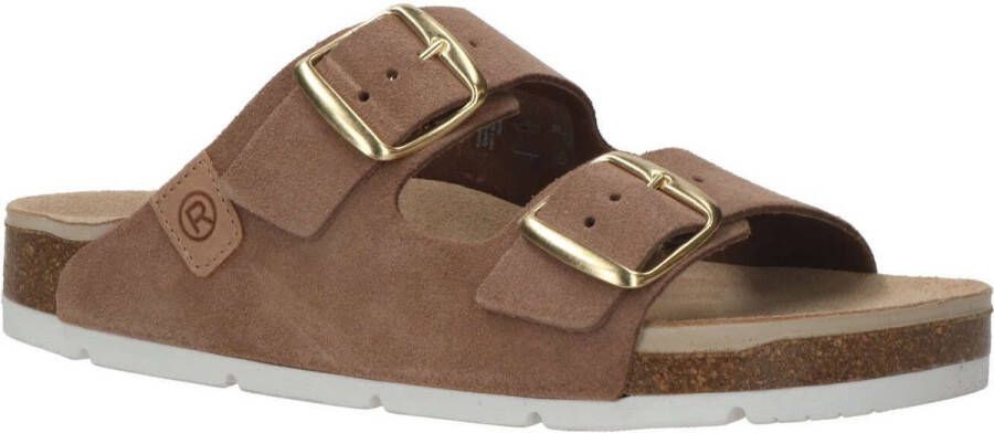 Rohde 1710 Volwassenen Dames slippers Wit beige